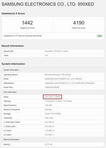 Geekbench 5. (Fonte da imagem: Geekbench)