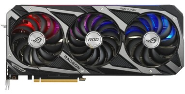 A ASUS ROG Strix RX 6800 XT. (Fonte da imagem: ASUS)