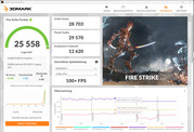 Fire Strike (plugado, modo Turbo)