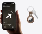 O novo chip UWB do Apple AirTag 2 melhorará o alcance ao usar a localização precisa. (Fonte da imagem: Apple - editado)