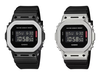 Os relógios Casio G-Shock GM5600BM-1 (esquerda) e GM5600M-1 (direita). (Fonte da imagem: Casio)