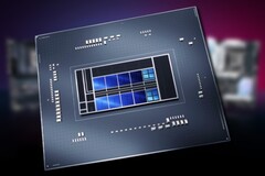 A Intel implementou uma arquitetura híbrida para o lago Alder que consiste em núcleos de desempenho e núcleos de eficiência. (Fonte de imagem: Intel/Asus - editado)