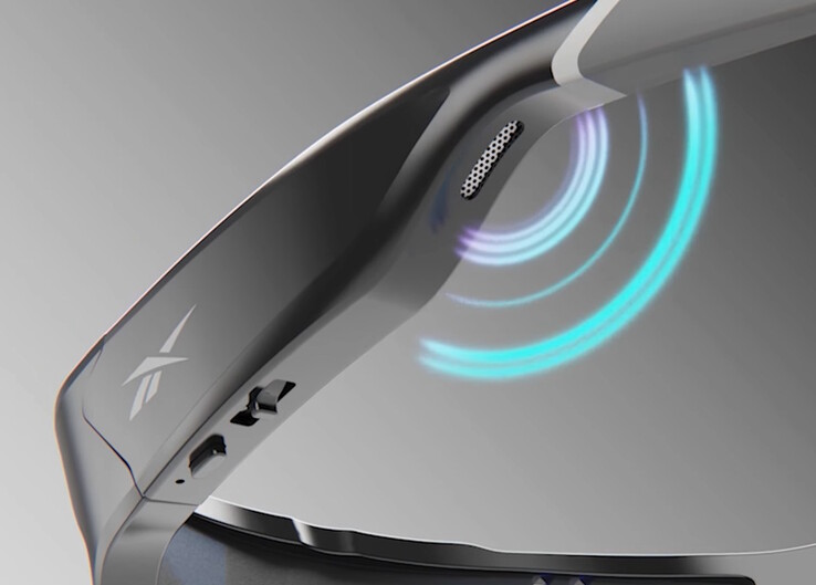 Os usuários do Reebok Smart Eyewear podem pedir informações ao ChatGPT com as mãos livres usando microfones com cancelamento de ruído. (Fonte da imagem: Lucyd)