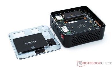 Exemplo de instalação de uma SSD Samsung de 2,5 polegadas