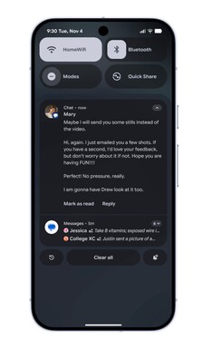 As notificações push mais longas agora podem ser resumidas por meio de IA