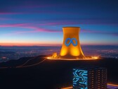 Meta para unir IA e energia nuclear (Fonte da imagem: AI-generated)