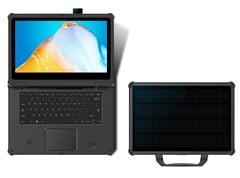 O mais novo laptop da Oukitel recarrega-se sozinho ao sol.