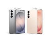 As cores exclusivas on-line do Galaxy S26 são Silver Shadow e Pink Gold.