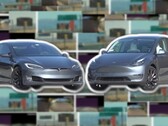 A comparação entre o HW3 Tesla Model S e o HW4 Tesla Model Y mostrou diferenças visuais surpreendentes. (Fonte da imagem: AI DRIVR - editado)