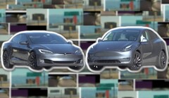 A comparação entre o HW3 Tesla Model S e o HW4 Tesla Model Y mostrou diferenças visuais surpreendentes. (Fonte da imagem: AI DRIVR - editado)