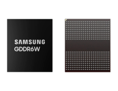 GDDR6W die com 512 pinos de E/S (Fonte de imagem: Samsung)