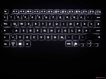 Luz de fundo do teclado