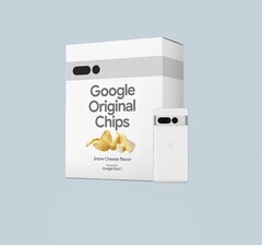 a campanha de marketing &quot;Google Original Chips&quot; faz um retorno para os telefones Pixel 7. (Fonte: Google)