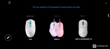 Logitech G Pro X Superlight 2C vazamento traduzido por máquina