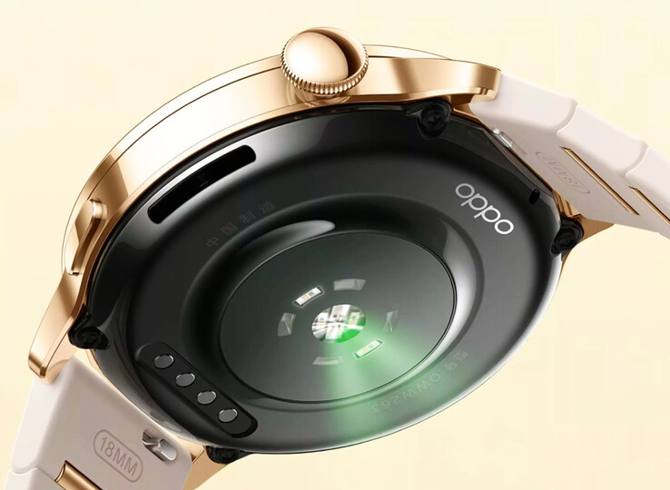 O Oppo Watch X3 Mini é compatível com pulseiras de relógio de 18 mm.