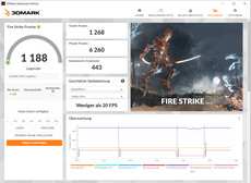 Fire Strike (funcionamento por bateria)