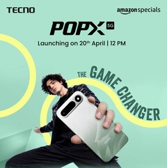 O Tecno Pop X 5G será lançado na Índia em 20 de abril 
