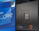 O Intel Core i9-13900K e AMD Ryzen 9 7950X são a nata da atual safra do processador. (Fonte da imagem: Intel (VideoCardz)/AMD - editado)