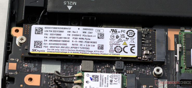 Um SSD PCIe 4.0 funciona como a unidade do sistema.