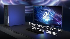 A Gigabyte está lançando novos PCs pré-construídos AI TOP para treinamento e inferência LLM local. (Fonte: Gigabyte)