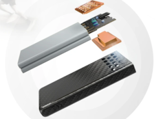 Os elementos de resfriamento estão integrados à carcaça do Carbo 10000 Gen 2. (Fonte da imagem: Nitecore)