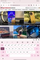 Xiaomi Pad 7: Teclado padrão no modo retrato
