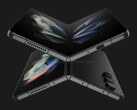 O Galaxy Z Fold4 está previsto para chegar no outono. (Fonte de imagem: @OnLeaks &amp; Smartprix)