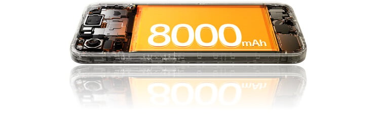 A Oppo afirma que a bateria mantém pelo menos 80% da capacidade após 1.800 ciclos completos de carga