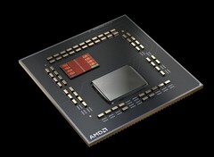 O AMD Ryzen 7 5800X3D não pode ser ultrapassado pelo relógio. (fonte da imagem: AMD)