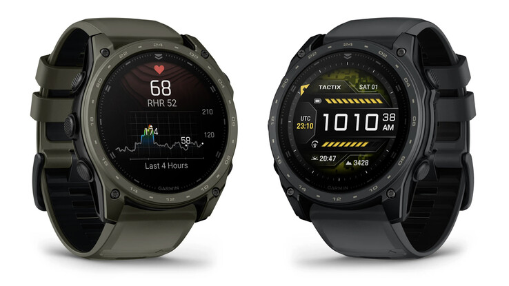 A Garmin oferece seu novo lançamento Tactix 8 em duas opções de cores. (Fonte da imagem: Garmin)