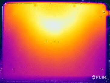 Teste de estresse da temperatura da superfície (parte inferior)