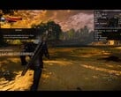 O Witcher 3 em execução no macOS 26 Tahoe via Crossover e Game Porting Toolkit 3.0 em um MacBook Pro M1 Max. (Fonte da imagem: Blendlogic Tech no YouTube)