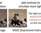 Um exemplo de entrada e saída do MGIE. (Fonte: arXiv)