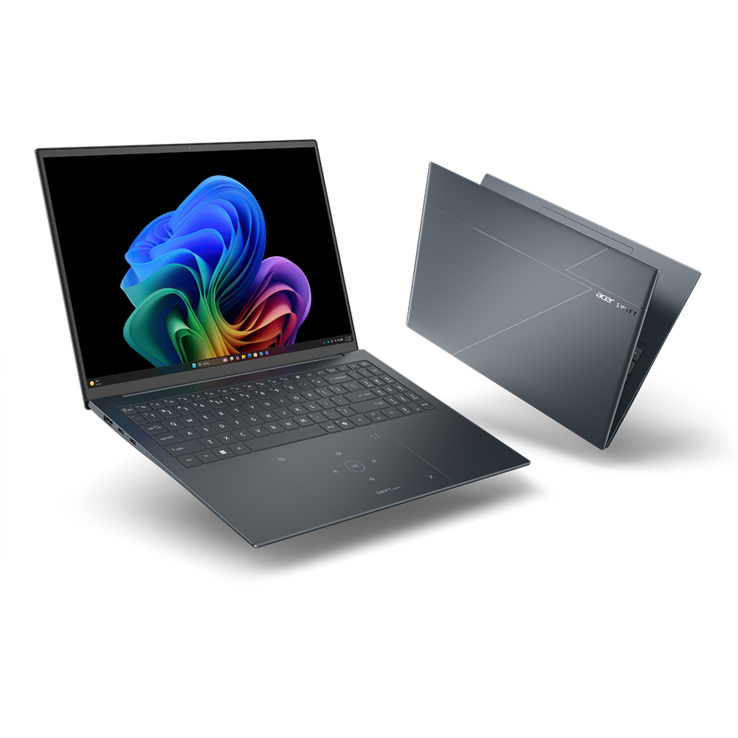 Acer Swift Edge 16 AI SFE16 151T. (Fonte da imagem: Acer)