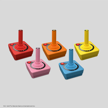 Edição limitada do Atari CX-40+ Wireless Joystick Ghost Gang. (Fonte da imagem: Atari)