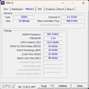CPU-Z Memória
