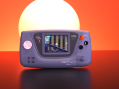 O SEGA Game Gear personalizado em questão com muitas atualizações sob o capô. (fonte da imagem: Macho Nacho Productions YT)