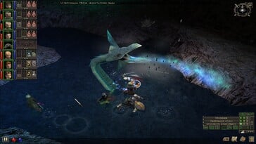 Na foto: Uma captura de tela do jogo Dungeon Siege.