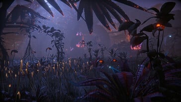 Uma imagem mostrando uma paisagem em Edge of Eternity.