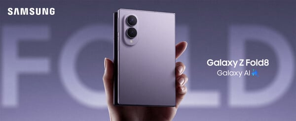 O Galaxy Z Fold 8 é o mais popular dos novos smartphones dobráveis da Samsung.