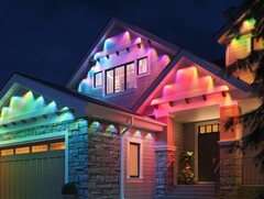 As Permanent Outdoor Lights Prism (foto) da Govee estão sendo lançadas nos EUA. (Fonte da imagem: Govee)