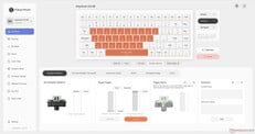 Personalização do Keychron K3 HE; modo HE