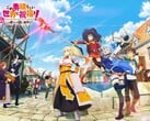 Imagem principal do próximo RPG gratuito para celular “KonoSuba”, da Kadokawa.