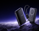 O carregador portátil Lisen Qi2.2 de 25 W com MagSafe possui um cabo removível