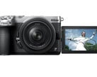 A câmera sem espelho Nikon Z5IIC vem com uma tela sensível ao toque de ângulo variável de 3,2" para selfies convenientes.