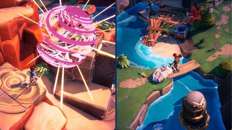 Modo cooperativo do Survival Kids Switch 2 (Fonte da imagem: Nintendo of America)