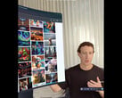 Mark Zuckerberg, CEO da Meta, fala sobre o Apple Vision Pro, gravado com o sistema de realidade mista do Quest 3 (imagem: @zuck / Instagram)