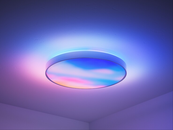 Representação artística da Govee Ceiling Light Ultra. (Fonte da imagem: Govee)