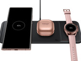O Wireless Charger Charger Pad Trio. (Fonte: Samsung)