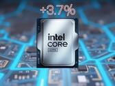 O próximo Intel Core Ultra 270K Plus apareceu mais uma vez no Geekbench. (Fonte da imagem: Intel, editado)
